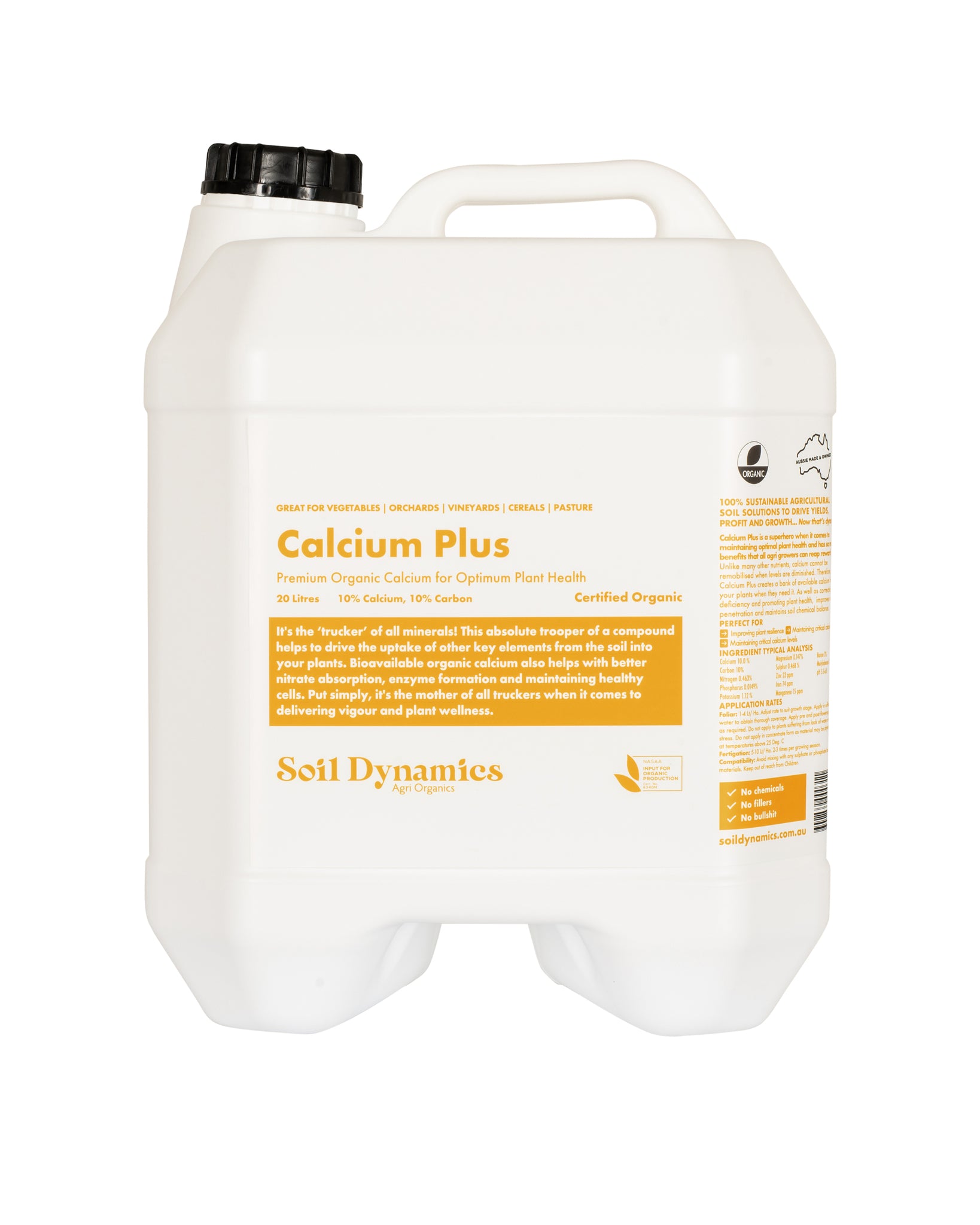 organic calcium fertilizer for plants Calcium Plus Liquid Concentrate